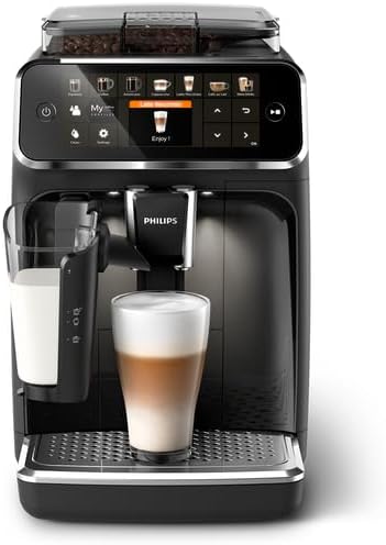 Kaffeevollautomat Serie 5400 (EP5441/50) – Espressomaschine für 12 Getränke,schnell reinigendes LatteGo System,intuitives TFT-Display